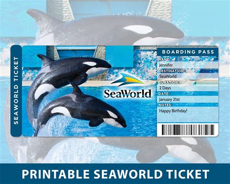 SeaWorld Tickets .